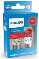 Philips Ultinon Pro6000 SI LED Pære P21/5W Rød (2 stk)